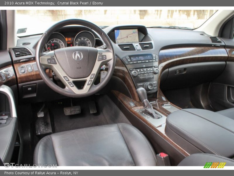 Crystal Black Pearl / Ebony 2010 Acura MDX Technology