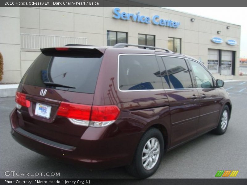 Dark Cherry Pearl / Beige 2010 Honda Odyssey EX