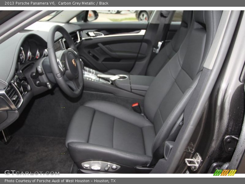 Front Seat of 2013 Panamera V6
