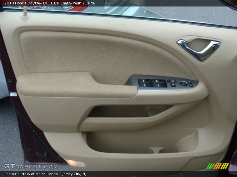 Dark Cherry Pearl / Beige 2010 Honda Odyssey EX