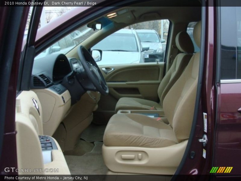Dark Cherry Pearl / Beige 2010 Honda Odyssey EX