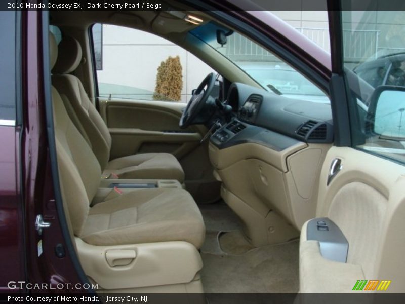 Dark Cherry Pearl / Beige 2010 Honda Odyssey EX