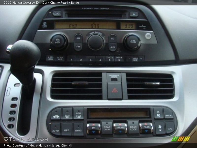 Dark Cherry Pearl / Beige 2010 Honda Odyssey EX
