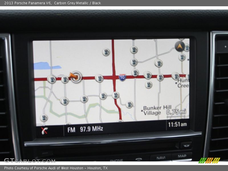 Navigation of 2013 Panamera V6