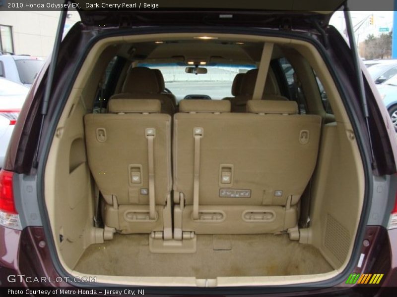Dark Cherry Pearl / Beige 2010 Honda Odyssey EX