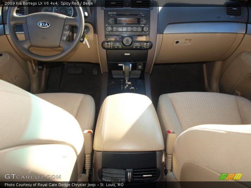 Spicy Red / Beige 2009 Kia Borrego LX V6 4x4