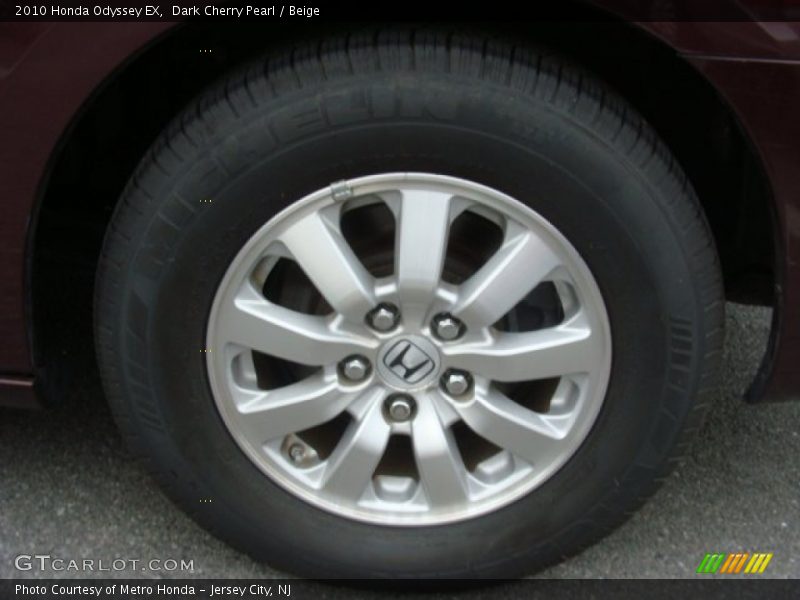 Dark Cherry Pearl / Beige 2010 Honda Odyssey EX