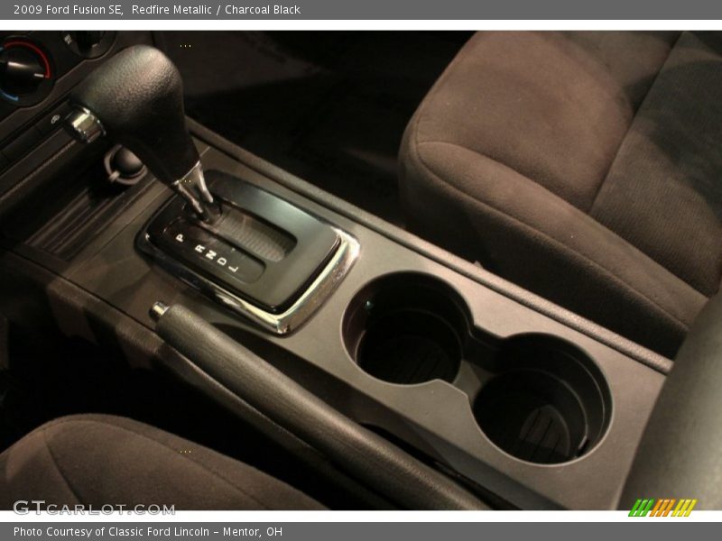 Redfire Metallic / Charcoal Black 2009 Ford Fusion SE