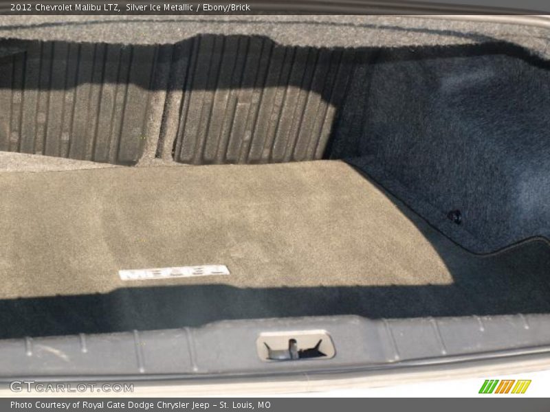 Silver Ice Metallic / Ebony/Brick 2012 Chevrolet Malibu LTZ