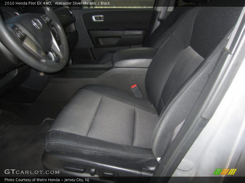 Alabaster Silver Metallic / Black 2010 Honda Pilot EX 4WD