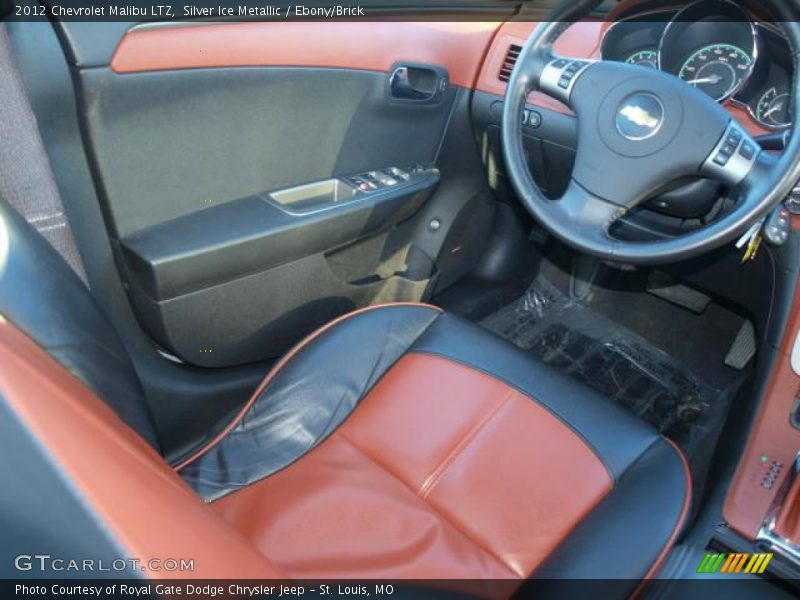 Front Seat of 2012 Malibu LTZ