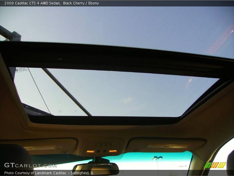 Black Cherry / Ebony 2009 Cadillac CTS 4 AWD Sedan