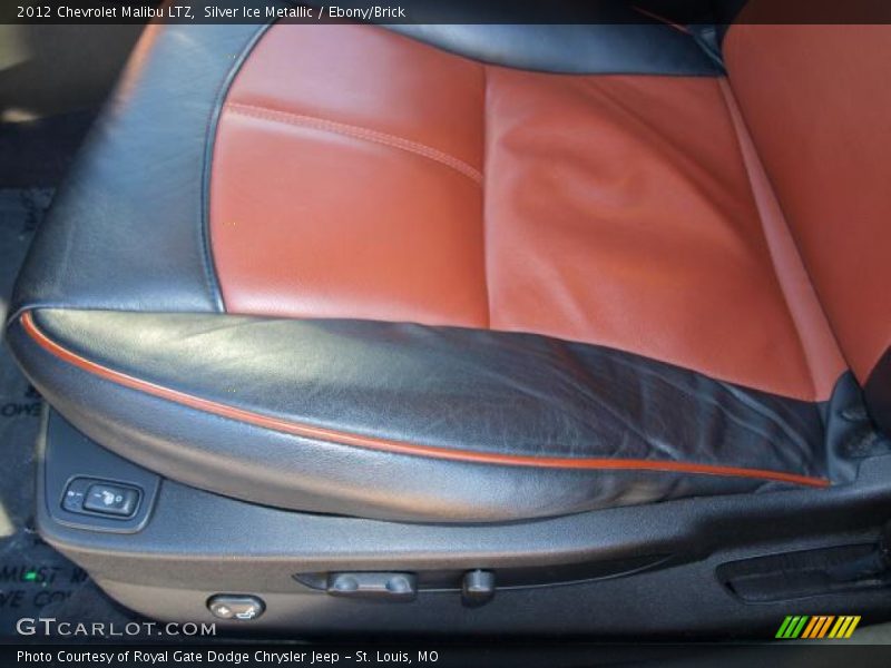 Front Seat of 2012 Malibu LTZ