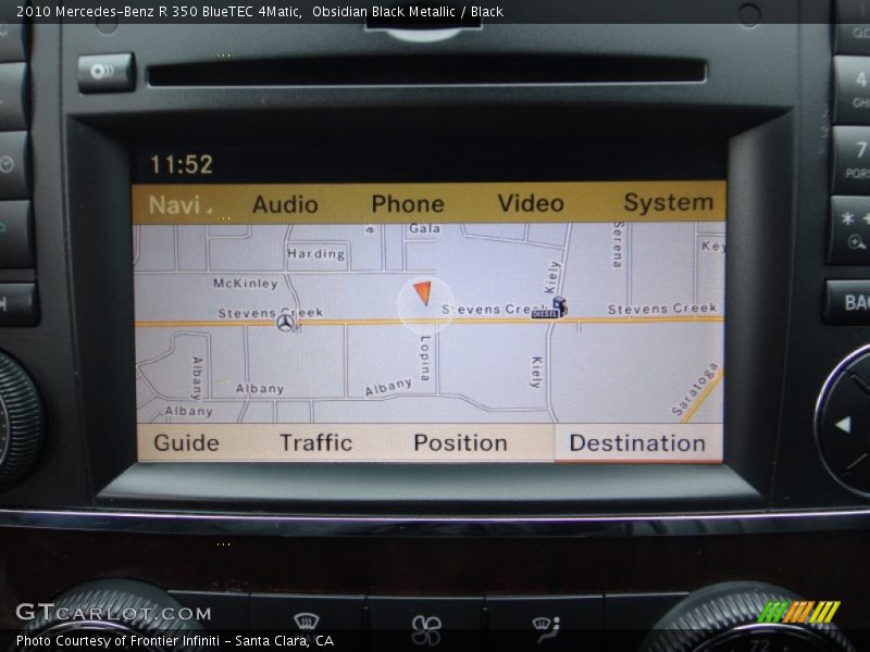 Navigation of 2010 R 350 BlueTEC 4Matic