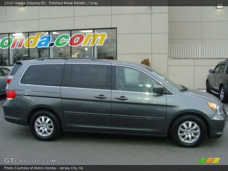 Polished Metal Metallic / Gray 2010 Honda Odyssey EX