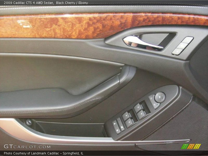 Black Cherry / Ebony 2009 Cadillac CTS 4 AWD Sedan