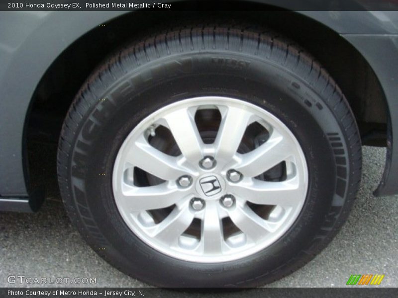 Polished Metal Metallic / Gray 2010 Honda Odyssey EX