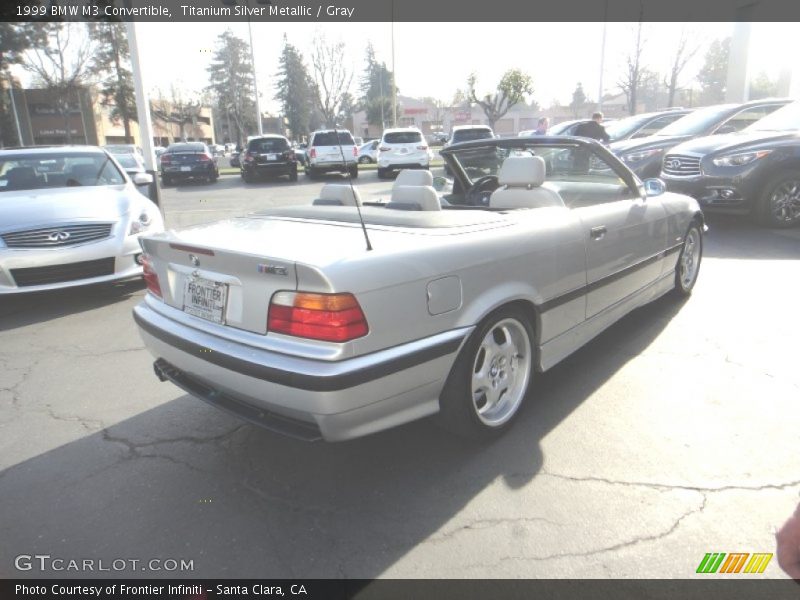 Titanium Silver Metallic / Gray 1999 BMW M3 Convertible