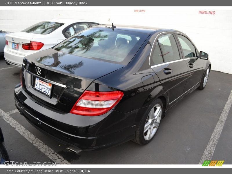 Black / Black 2010 Mercedes-Benz C 300 Sport