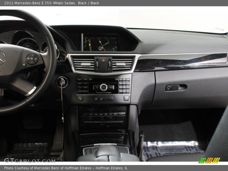 Black / Black 2011 Mercedes-Benz E 350 4Matic Sedan