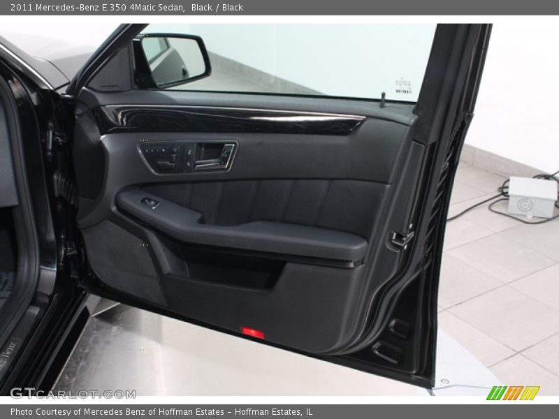 Black / Black 2011 Mercedes-Benz E 350 4Matic Sedan