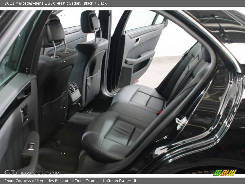 Black / Black 2011 Mercedes-Benz E 350 4Matic Sedan