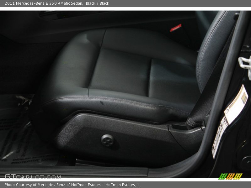 Black / Black 2011 Mercedes-Benz E 350 4Matic Sedan