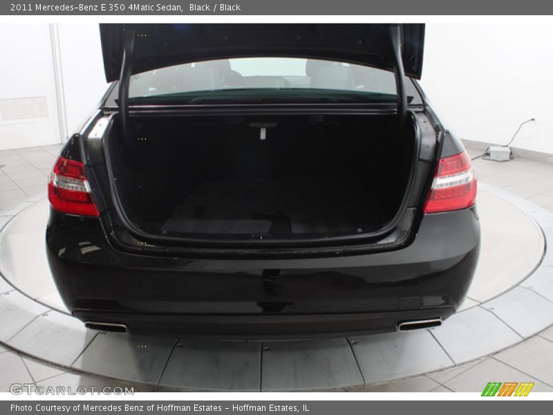 Black / Black 2011 Mercedes-Benz E 350 4Matic Sedan