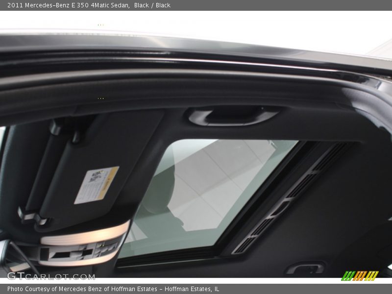Black / Black 2011 Mercedes-Benz E 350 4Matic Sedan