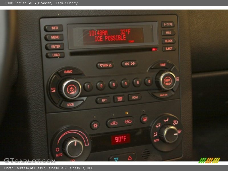 Controls of 2006 G6 GTP Sedan