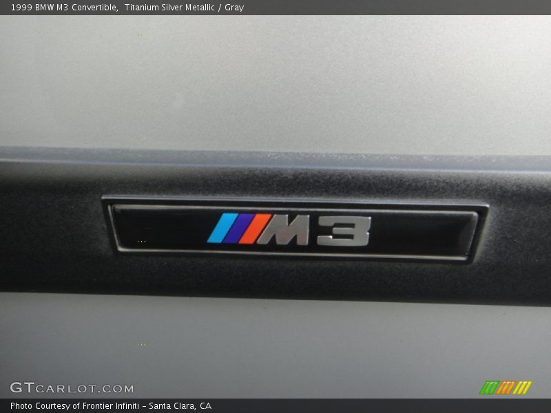 Titanium Silver Metallic / Gray 1999 BMW M3 Convertible