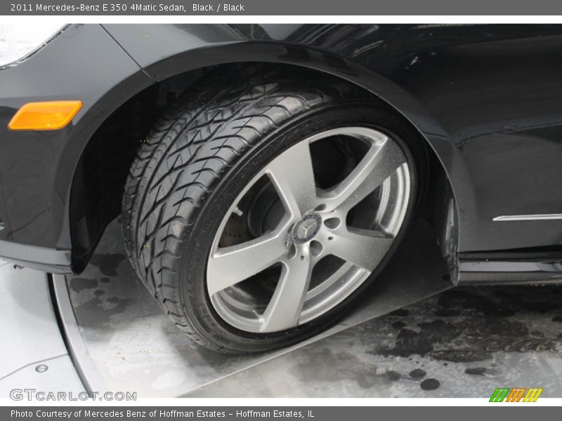 Black / Black 2011 Mercedes-Benz E 350 4Matic Sedan