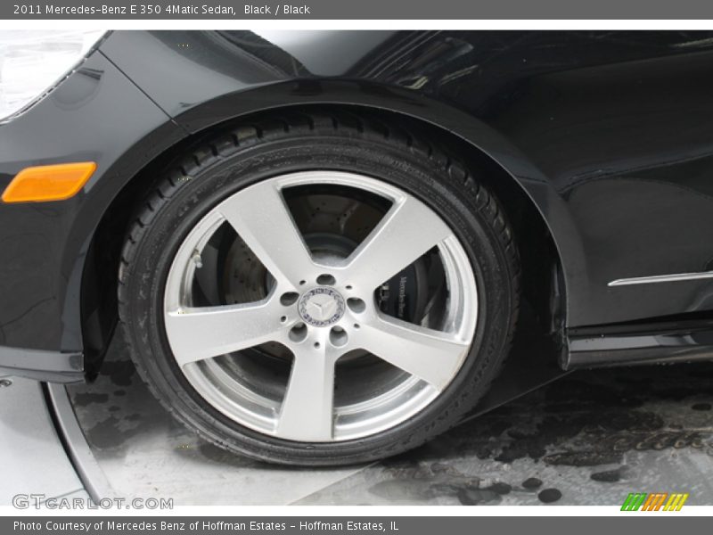 Black / Black 2011 Mercedes-Benz E 350 4Matic Sedan