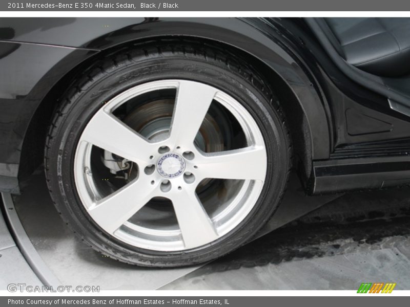 Black / Black 2011 Mercedes-Benz E 350 4Matic Sedan