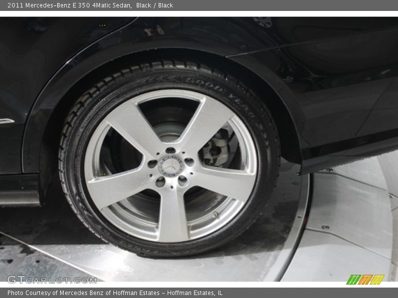 Black / Black 2011 Mercedes-Benz E 350 4Matic Sedan