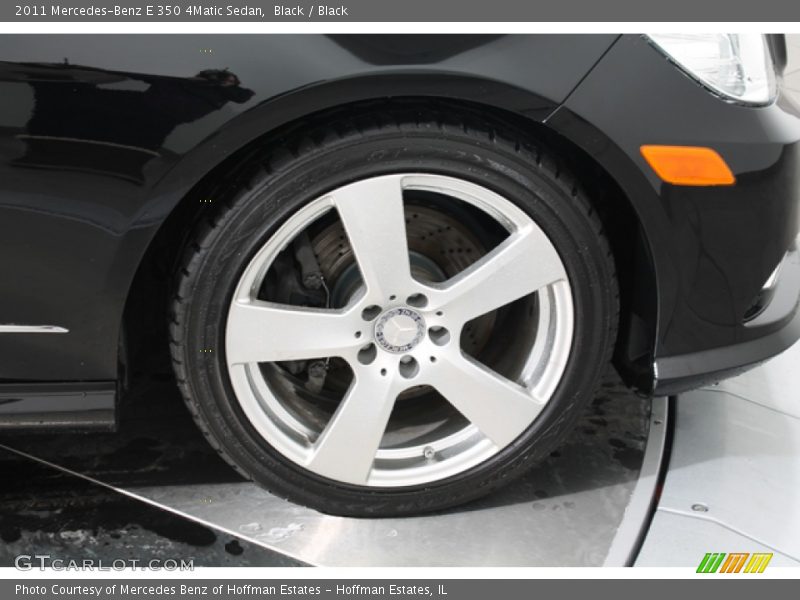 Black / Black 2011 Mercedes-Benz E 350 4Matic Sedan