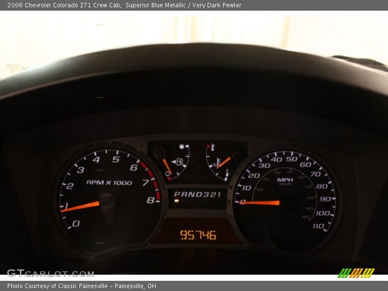 Superior Blue Metallic / Very Dark Pewter 2006 Chevrolet Colorado Z71 Crew Cab