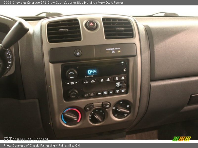 Superior Blue Metallic / Very Dark Pewter 2006 Chevrolet Colorado Z71 Crew Cab