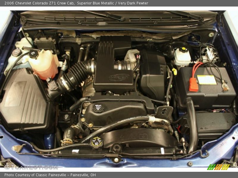 Superior Blue Metallic / Very Dark Pewter 2006 Chevrolet Colorado Z71 Crew Cab