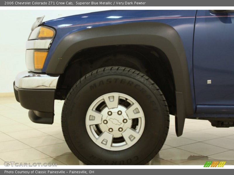 Superior Blue Metallic / Very Dark Pewter 2006 Chevrolet Colorado Z71 Crew Cab