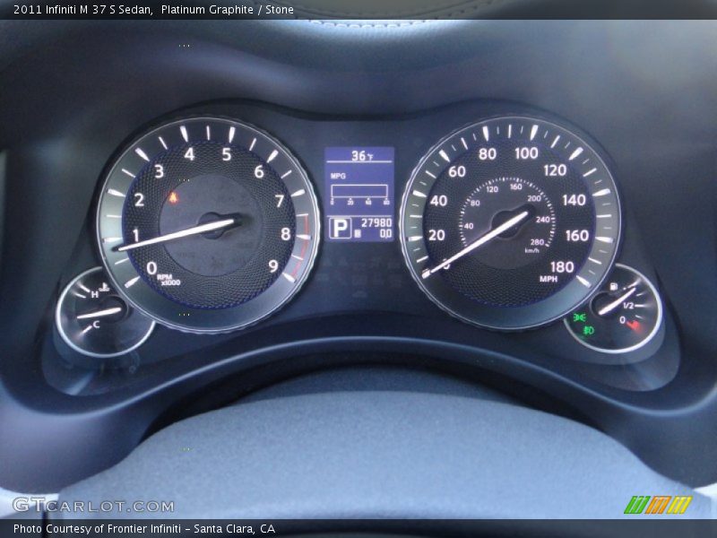 Platinum Graphite / Stone 2011 Infiniti M 37 S Sedan