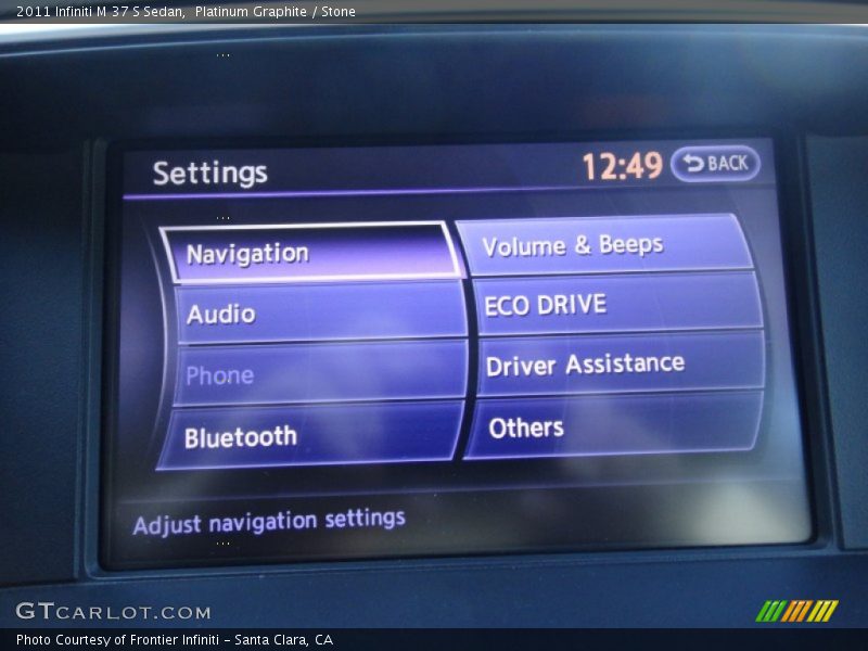 Platinum Graphite / Stone 2011 Infiniti M 37 S Sedan