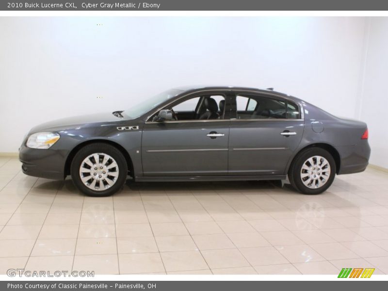 Cyber Gray Metallic / Ebony 2010 Buick Lucerne CXL