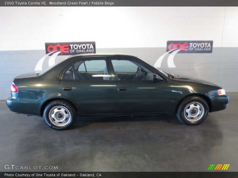 Woodland Green Pearl / Pebble Beige 2000 Toyota Corolla VE