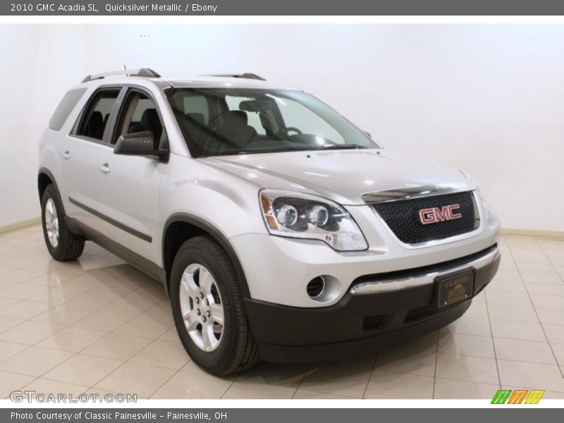Quicksilver Metallic / Ebony 2010 GMC Acadia SL