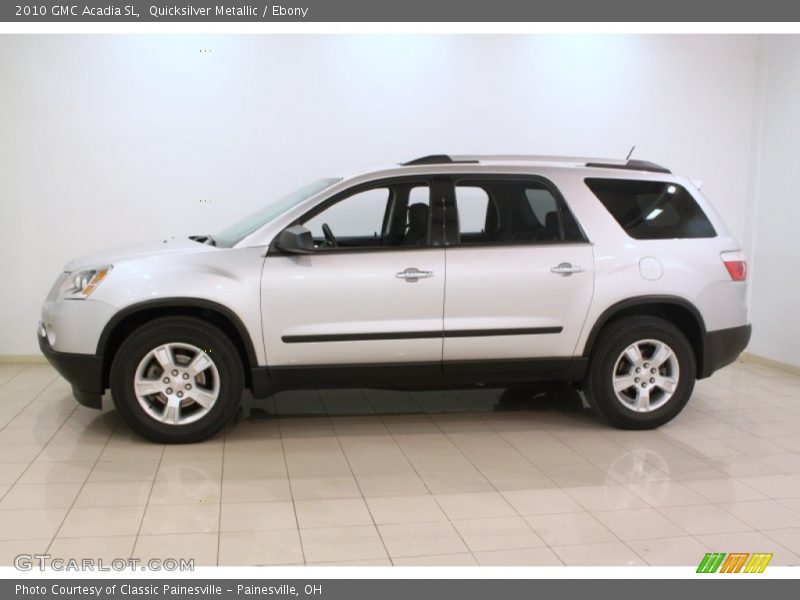 Quicksilver Metallic / Ebony 2010 GMC Acadia SL