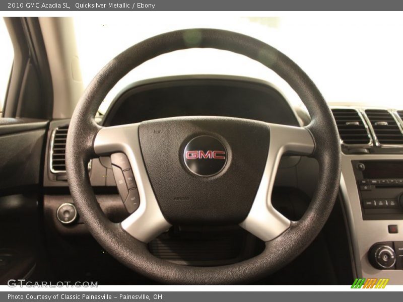 Quicksilver Metallic / Ebony 2010 GMC Acadia SL