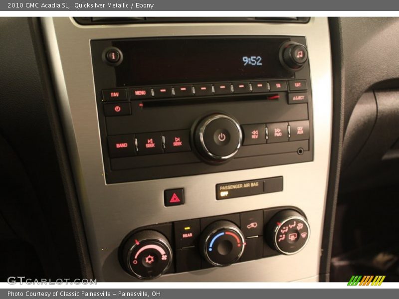 Quicksilver Metallic / Ebony 2010 GMC Acadia SL