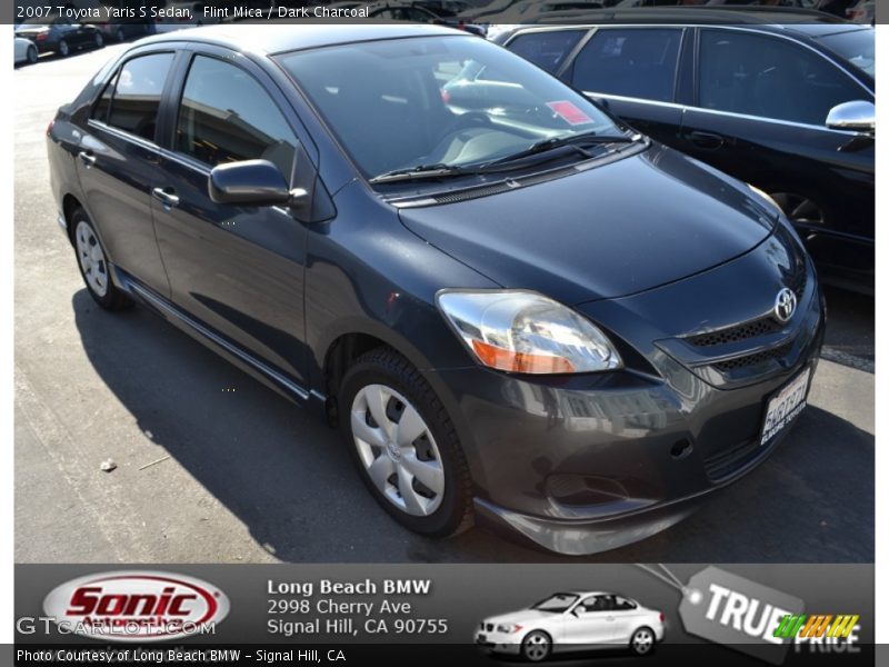 Flint Mica / Dark Charcoal 2007 Toyota Yaris S Sedan
