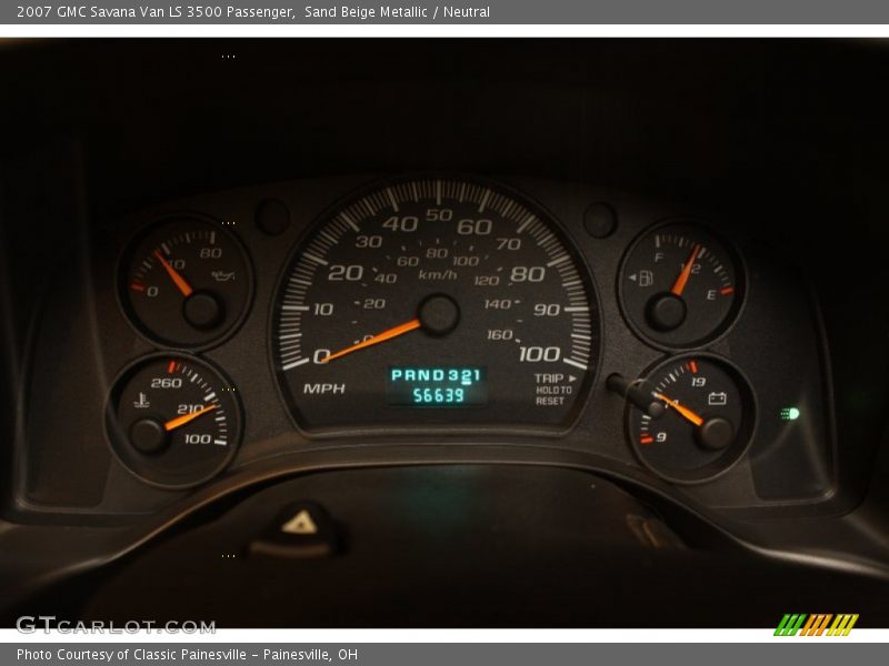  2007 Savana Van LS 3500 Passenger LS 3500 Passenger Gauges